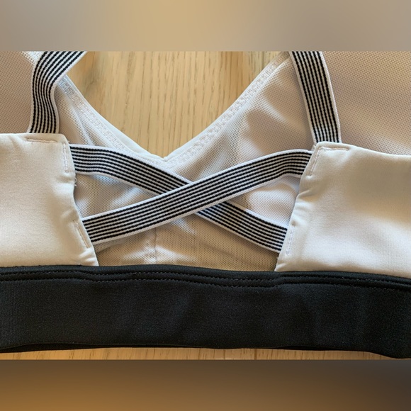 White Crossback Sports Bra - Picture 5 of 5
